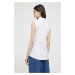Košile Love Moschino dámská, bílá barva, regular, s klasickým límcem