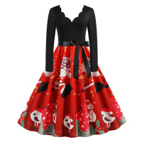 Originální midi šaty s Vánočními vzory