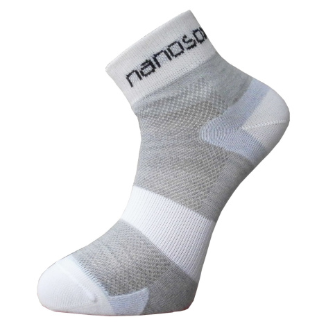 nanosox SPORT CYKLON ponožky .bílá+barva AGTIVE