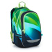 Modrozelený školní batoh Topgal CODA