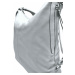 Velký světle šedý kabelko-batoh s bočními kapsami Hayka