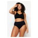 Trendyol Curve Black High Waist Seamless Briefs