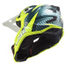 Motokrosová helma LS2 MX700 Subverter Astro Cobalt H-V Yellow