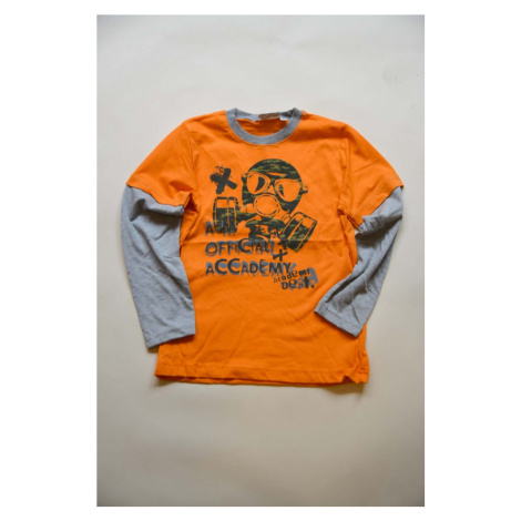 tričko chlapecké s dlouhým rukávem, Wendee, ozfb101639-1, oranžová - | 3roky