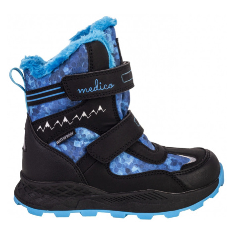 Medico ME-53503-1 Dětské kotníkové boty černo / modré
