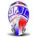 AIROH Terminator 2.1 Cleft T2SCL38 motocross helma modrá/červená