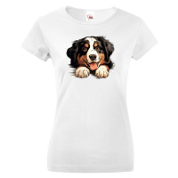 Dámské tričko Bernský salašnický pes - tričko pro milovníky psů