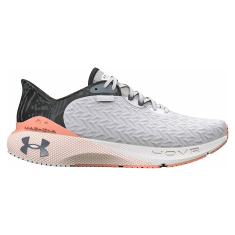 Under Armour Women's UA HOVR Machina 3 Clone Run Like A... Running Shoes White/Bubble Peach/Grav