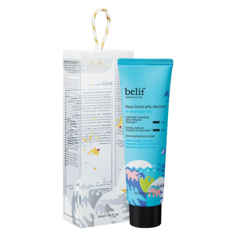 belif Aqua Bomb Jelly Cleanser Mini Gel Na Čištění Obličeje 50 ml