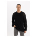 DEFACTO Regular Fit Crew Neck Knitwear Sweatshirt