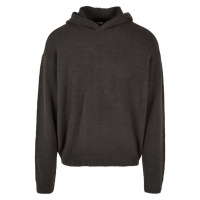 Oversized Chunky Hoody Sweater - blackbird