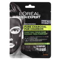 L´Oréal Paris Men Expert Pure Carbon Textilní Maska Pro Muže 30.0 GRM Na Obličej 36 g