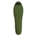 Péřový spací pytel WARMPEACE Horizont 1400 - 195cm Riffle green/black Levý zip