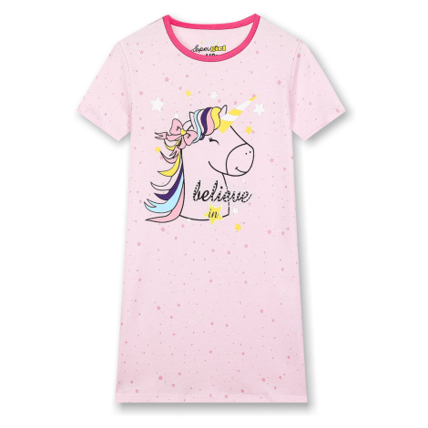 Dívčí noční košile - KUGO MP1290, růžová světlejší Barva: Růžová světlejší