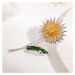 Éternelle Překrásná brož Saskia s čerstvě utrženou květinou B8010-J0061-1-60 Barevná/více barev