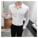 Společenská pánská košile s krajkovými rukávy