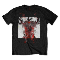 Slipknot Tričko Unisex Devil Single - Logo Blur Black