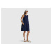 Benetton, Sleeveless Dress In Pure Linen