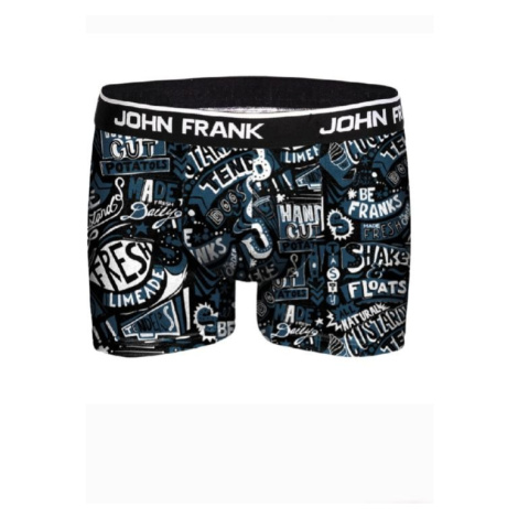 Pánské boxerky John Frank JFBD298 | modrá