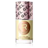 Makeup Revolution Ultimate Shine gelový lak na nehty odstín I'm Soft Delicate Yellow 10 ml