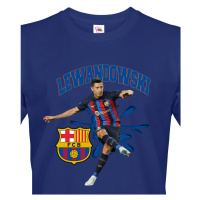 Pánské tričko s potiskem Robert Lewandowski-  pánské tričko pro milovníky fotbalu