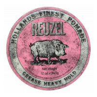 Reuzel Holland's Finest Pomade Pink Grease Heavy Hold pomáda na vlasy pro silnou fixaci 340 g