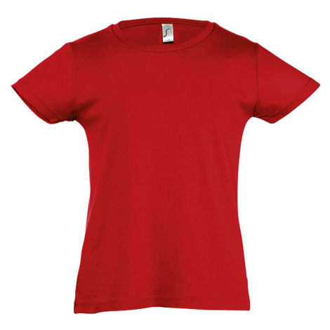 SOĽS Cherry Dívčí triko s krátkým rukávem SL11981 Red SOL'S