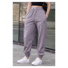 Madmext Dyed Gray Comfort Fit Basic Sweatpants