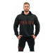 Nebbia Long Pullover Hoodie Legacy Black Fitness mikina