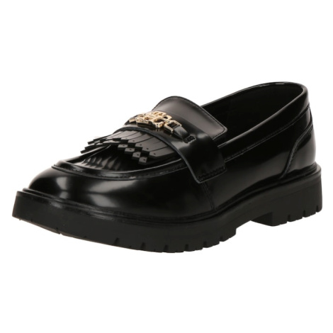 TOMMY HILFIGER Polobotky zlatá / černá