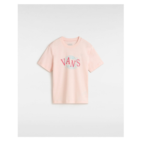 VANS Girls Into The Void T-shirt Girls Pink, Size