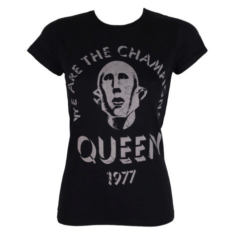 Tričko metal dámské Queen - We Are The Champions - ROCK OFF - QUTS16LB