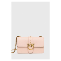 Kožená kabelka Pinko růžová barva, 100051.A0F1