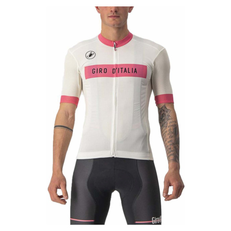 CASTELLI Cyklistický dres s krátkým rukávem - GIRO D'ITALIA 2022 - bílá