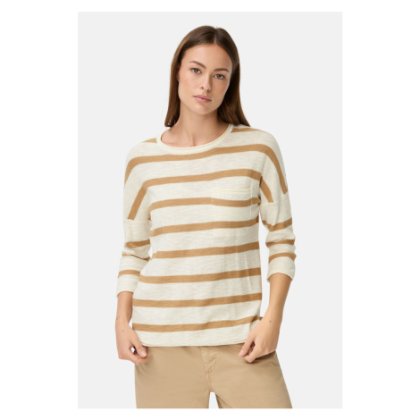 Svetr camel active knitwear white