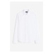 H & M - Košile Slim Fit Stretch - bílá