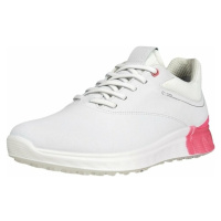 Ecco S-Three Womens Golf Shoes White/Bubblegum