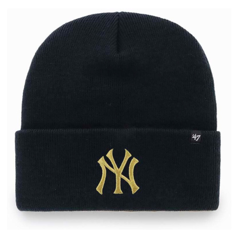 Čepice 47brand Mlb New York Yankees tmavomodrá barva, 47 Brand