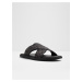 Šedo-černé pánské vzorované pantofle ALDO Olino