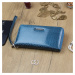 Dámská kožená peněženka Gregorio PT-119 modrá