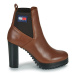 Tommy Jeans Essentials High Heel Boot Hnědá