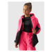 4F JUNIOR-TECHNICAL JACKET-JAW23TTJAF292-55N-HOT PINK NEON Růžová