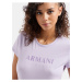 Světle fialové dámské tričko Armani Exchange