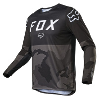 FOX Motokrosový dres FOX Legion Lt Jersey black/camor MX21 - černá - 2XL