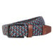 Opasek camel active stretch belt night blue check