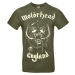 Motörhead England Tričko khaki