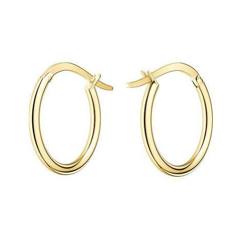 Rosefield Large Hoops Gold 18 mm, JELHG-J583