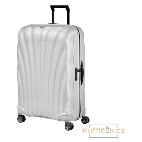 Samsonite Skořepinový kufr C-lite Spinner bílá 94 l