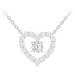 Preciosa Romantický stříbrný náhrdelník First Love s kubickou zirkonií Preciosa 5302 00