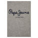 Dětská bavlněná košile s dlouhým rukávem Pepe Jeans New Herman šedá barva, s potiskem